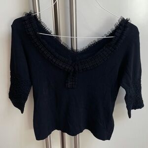 Knit blouse